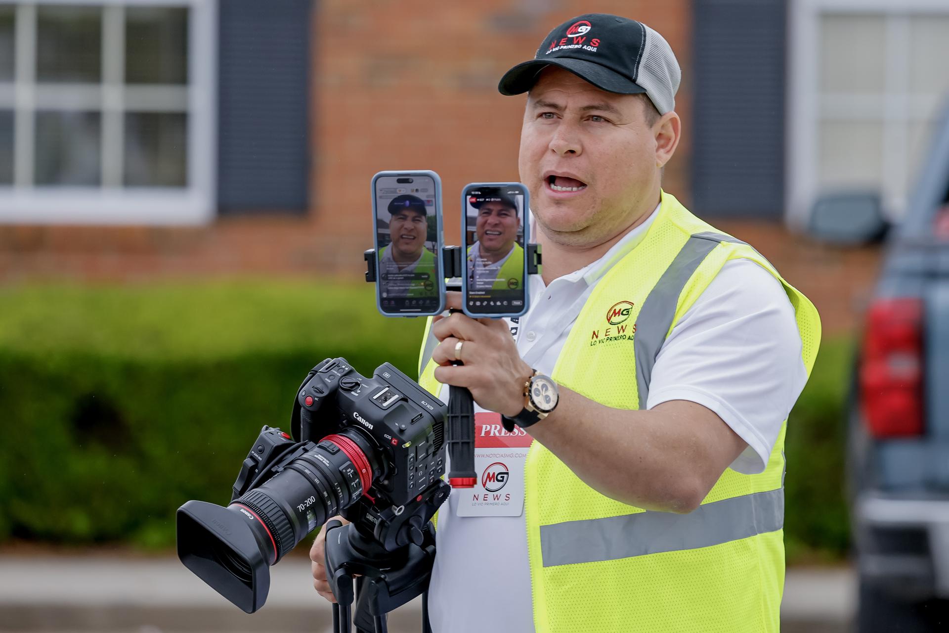 Foto de archivo del periodista Mario Guevara.EFE/ERIK S. LESSER