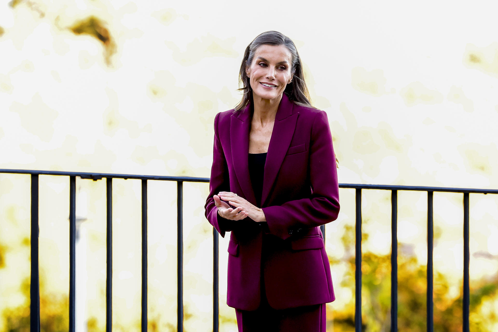 La reina Letizia la semana pasada en Navarra. EFE/ Villar López