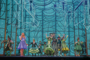 Un momento del pase gráfico de Wicked, el Musical, este miércoles en el Nuevo Teatro Alcalá de Madrid. EFE/ J.P.Gandul