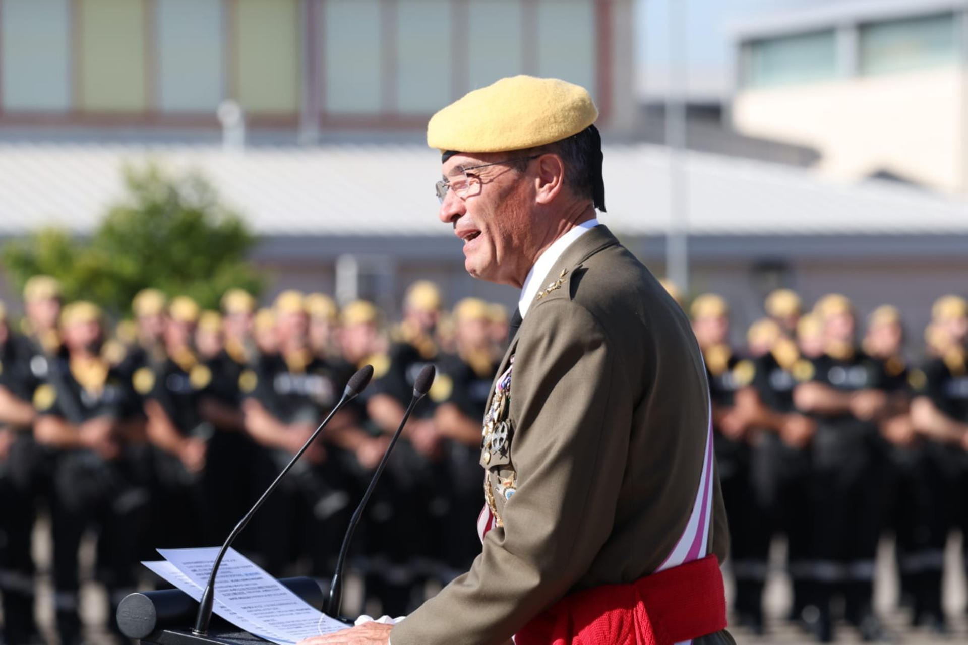 El jefe de la Unidad Militar de Emergencias, teniente general Francisco Javier Marcos, en una entrevista con EFE, asegura que la UME está preparada para hacer frente a la emergencia climática con catástrofes cada vez más imprevistas y virulentas, y advierte de que, en este nuevo escenario, "la misión más complicada está todavía por llegar". EFE/Ministerio Defensa -SOLO USO EDITORIAL/SOLO DISPONIBLE PARA ILUSTRAR LA NOTICIA QUE ACOMPAÑA (CRÉDITO OBLIGATORIO)-