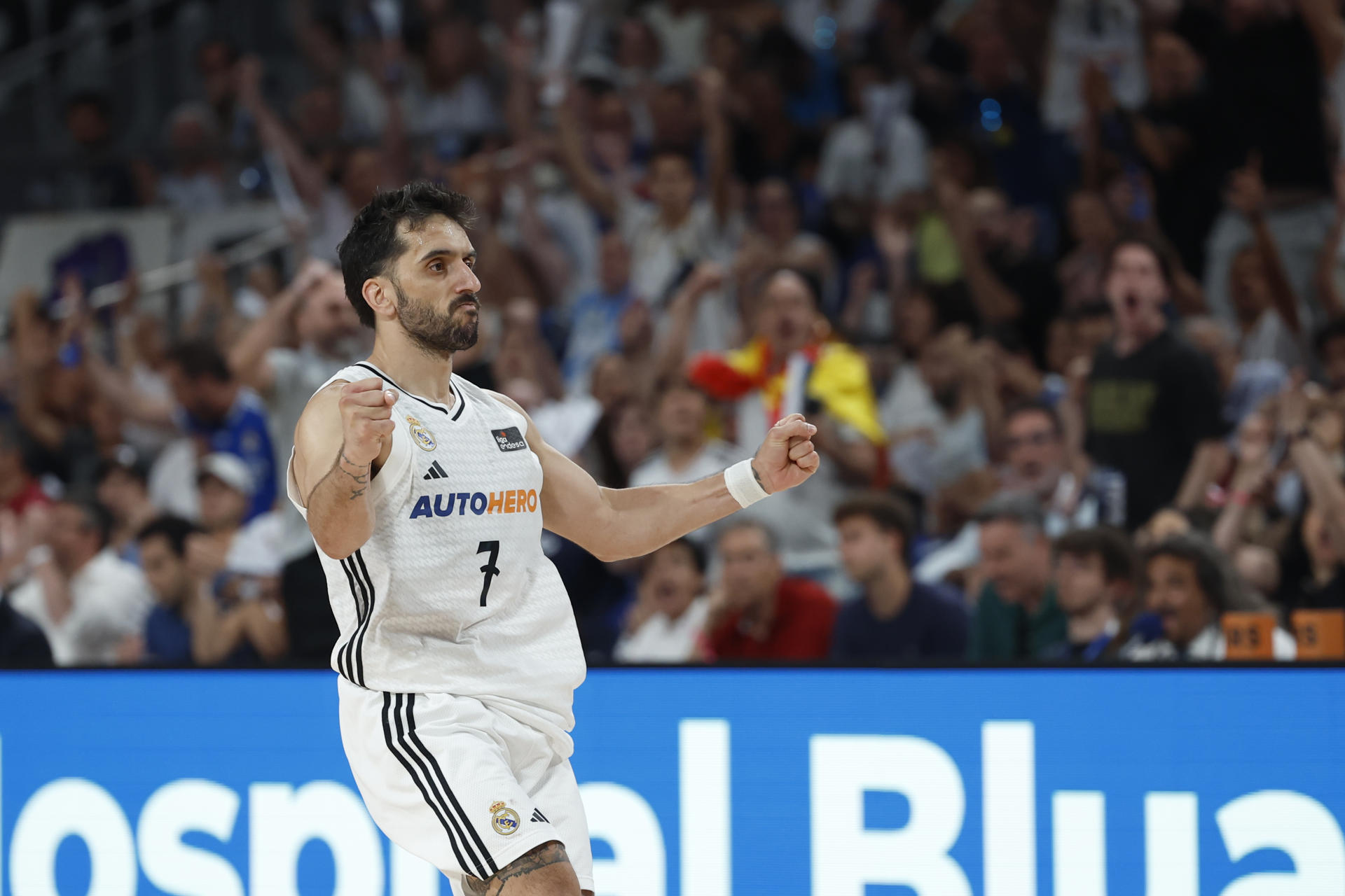 El base del Real Madrid Facundo Campazzo. EFE/ Mariscal
