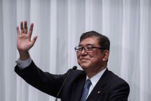 El primer ministro japonés saliente, Shigeru Ishiba. EFE/EPA/PHILIP FONG / POOL