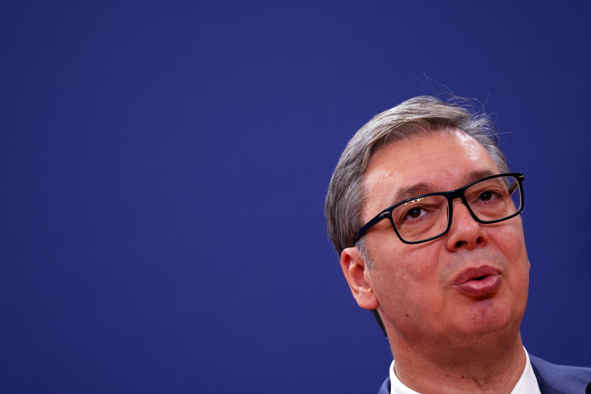 El presidente serbio, Aleksandar Vučić, en una fotografía de archivo. EFE/ANDREJ CUKIC