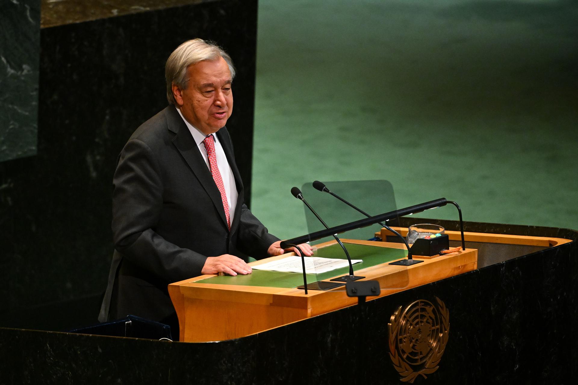 El secretario general de Naciones Unidas, António Guterres. EFE/EPA/LUKAS COCH AUSTRALIA AND NEW ZEALAND OUT