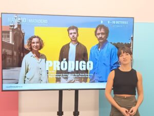 La directora y dramaturga Eva Mir ha presentado en Nave 10 de Matadero este viernes 'Pródigo', un texto sobre la parábola Bíblica. EFE/Inma Tapia