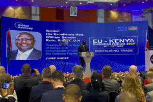 Imagen de archivo del presidente de Kenia, William Ruto. EFE/ Paula García