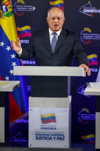 Fotografía de archivo del ministro de Interior, Justicia y Paz, Diosdado Cabello. EFE/ Miguel Gutiérrez