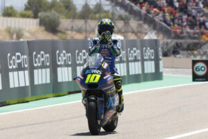 Foto de archivo del piloto brasileño de Moto2 Diogo Moreira. EFE/Javier Cebollada