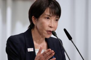 La política conservadora japonesa Sanae Takaichi, en una fotografía de archivo. EFE/Eugene Hoshiko