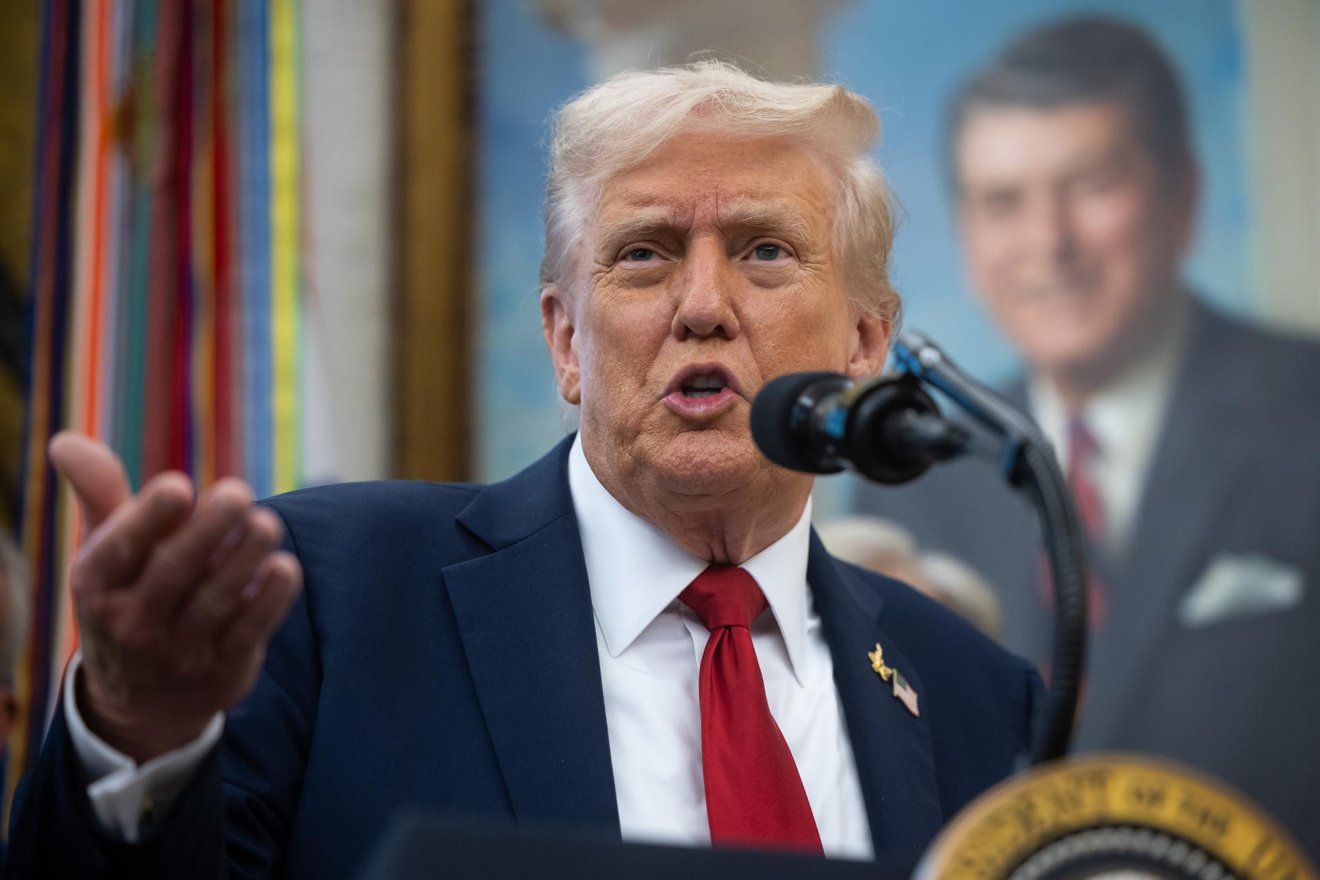 El presidente de EE.UU., Donald Trump, en una fotografía de archivo. EFE/FRANCIS CHUNG