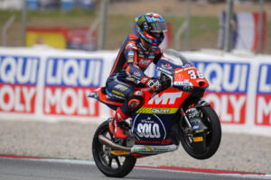 Foto de archivo del piloto español de Moto3 Ángel Piqueras (KTM). EFE/ Siu Wu