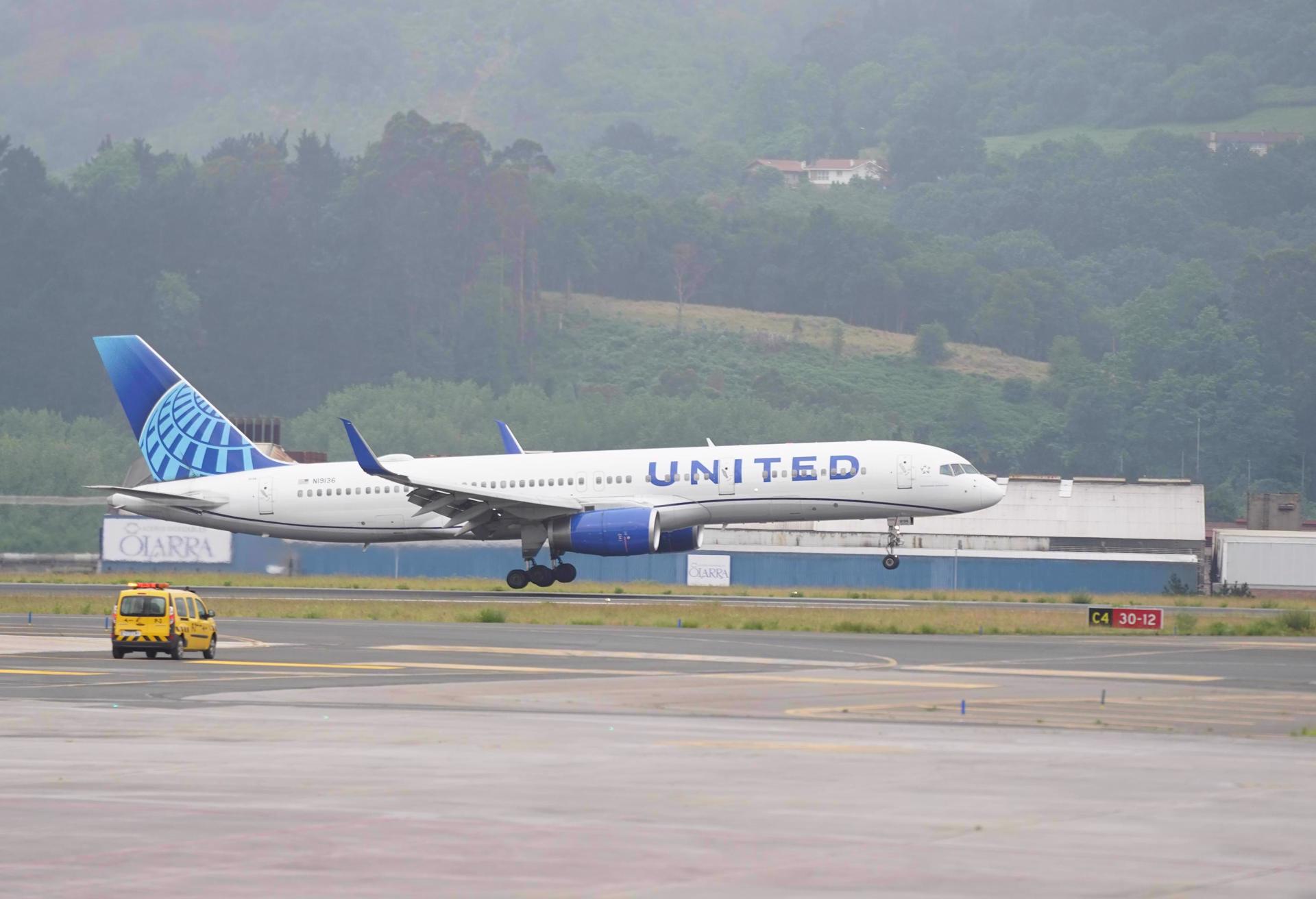 Foto de archivo de la compañía United Airlines. EFE/ Miguel Toña