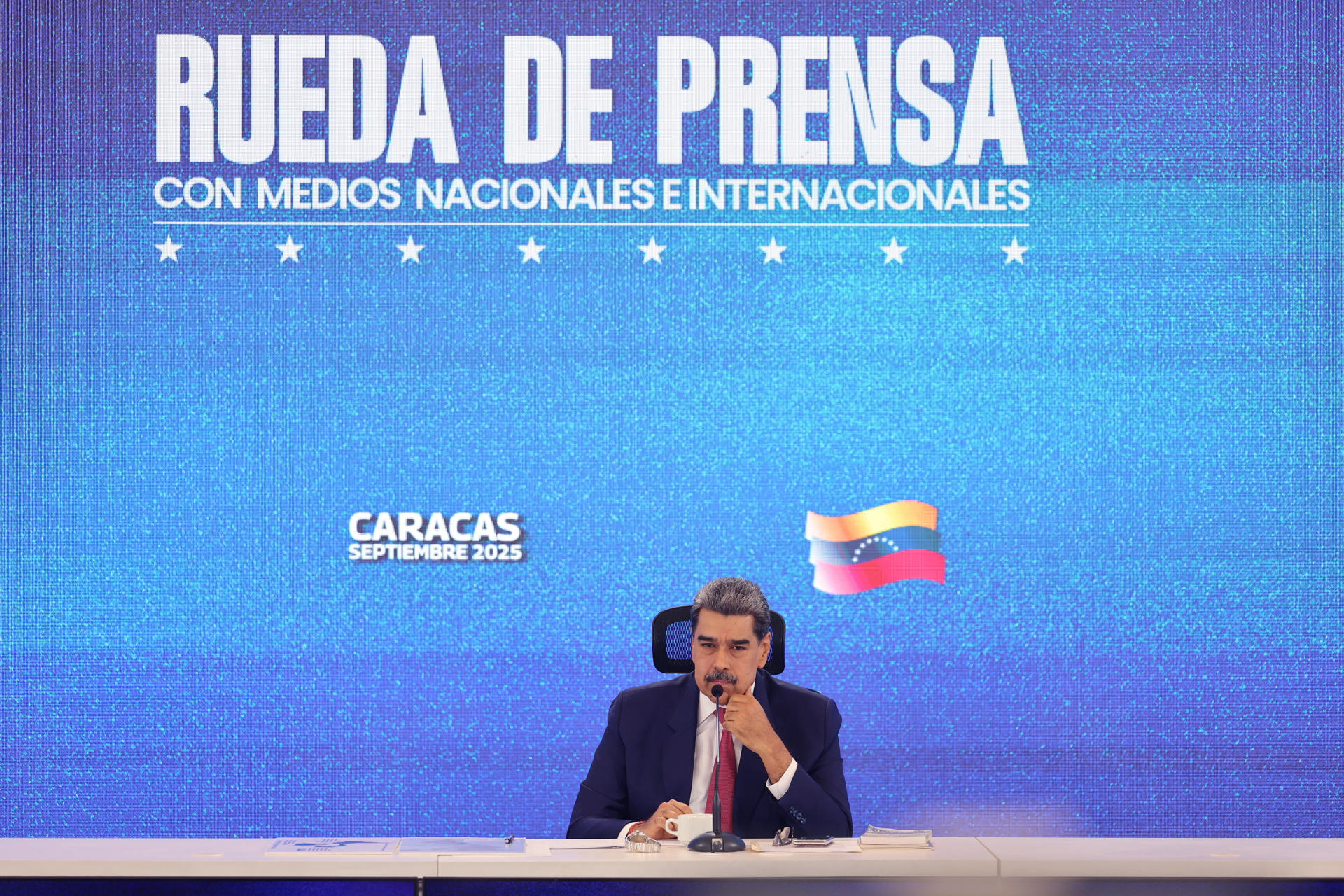Fotografía de archivo del presidente de Venezuela, Nicolás Maduro. EFE/Miguel Gutierrez