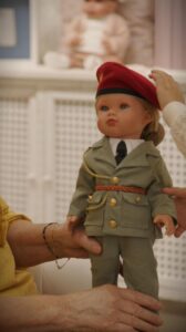 La muñeca Leonor Militar. Foto cedida por la empresa alicantina Muñecas Antonio Juan. FEE