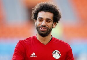 Foto de archivo del 14 de junio de 2018, en la que puede verse al futbolista Mohamed Salah, durante un partido con la selección de Egipto. EFE *Sólo uso editorial*