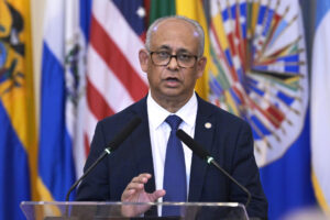 Foto de archivo del secretario general de la Organización de los Estados Americanos (OEA), Albert Ramdin. EFE/ Lenin Nolly